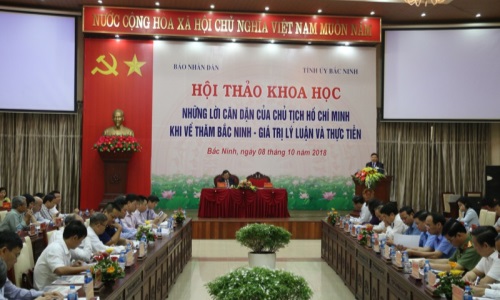 Những lời căn dặn của Chủ tịch Hồ Chí Minh khi về thăm Bắc Ninh - Giá trị lý luận và thực tiễn