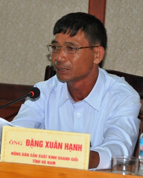 Ông Đặng Xuân Hạnh tham gia chương trình giao lưu do Báo điện tử Đảng Cộng sản Việt Nam tổ chức