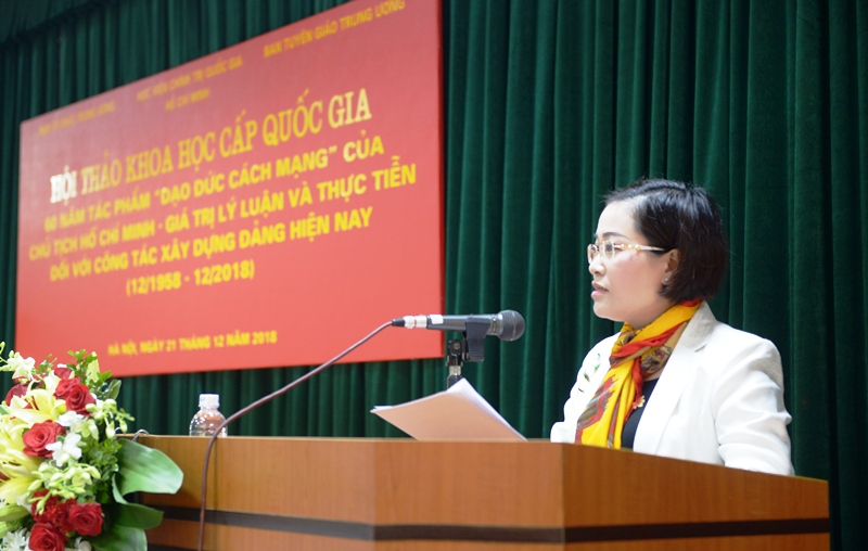Đồng chí Trần Thị Thanh Thủy, Trưởng ban Tuyên giáo Tỉnh ủy Hưng Yên