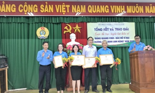 Bình Định trao giải Cuộc thi trực tuyến tìm hiểu về Đảng, Bác Hồ