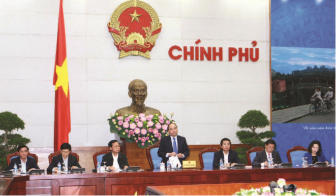 Phó Thủ tướng Chính phủ Nguyễn Xuân Phúc phát biểu tại Phiên họp thứ hai của
