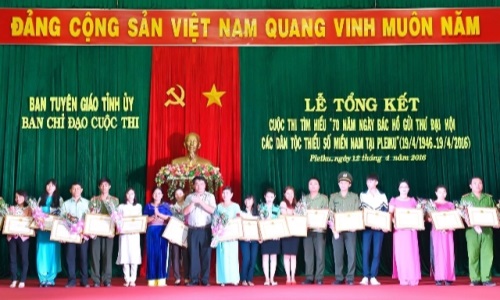 Sức lan tỏa của cuộc thi “70 năm Ngày Bác Hồ gửi thư Đại hội các dân tộc thiểu số miền nam”