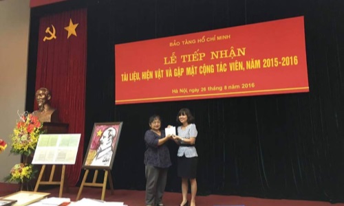 Bảo tàng Hồ Chí Minh tiếp nhận hơn 1150 tài liệu, hiện vật mới