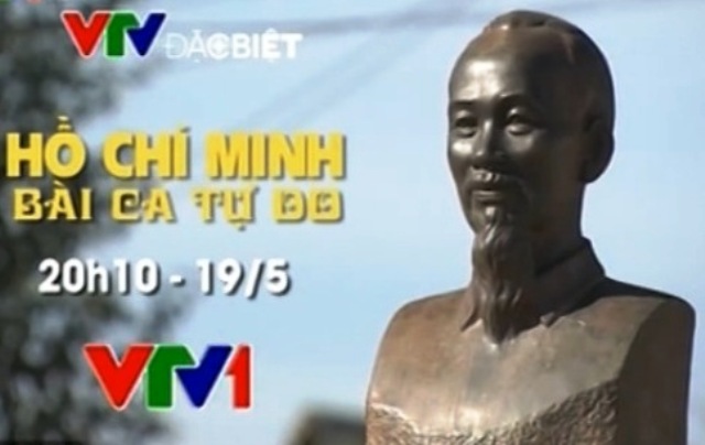 Phim tài liệu “Hồ Chí Minh – Bài ca tự do” có những tư liệu chưa từng công bố.  Ảnh: vtv.vn.