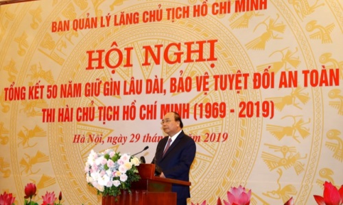50 năm giữ gìn lâu dài, bảo vệ tuyệt đối an toàn thi hài Chủ tịch Hồ Chí Minh