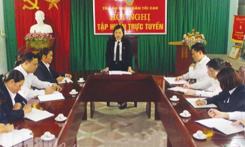 Tòa án nhân dân huyện Kim Bảng học và làm theo gương Bác