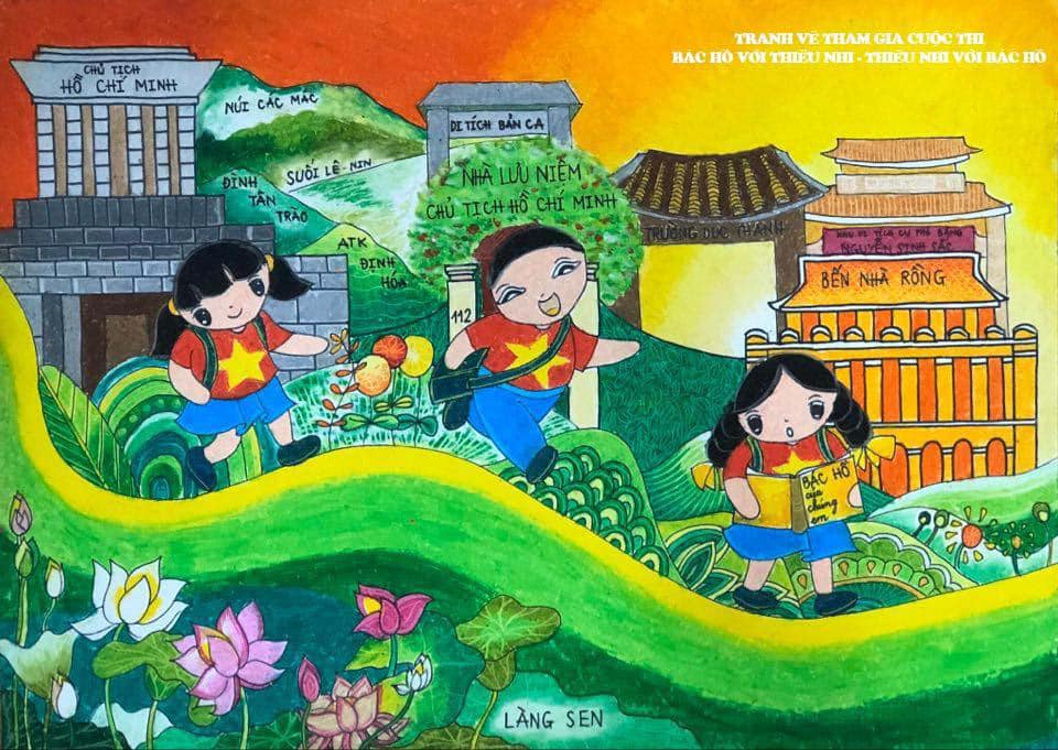 Cuộc thi ảnh vẽ tranh cổ động Khơi dậy niềm tự hào dân tộc  Đăng trên  báo Bắc Giang