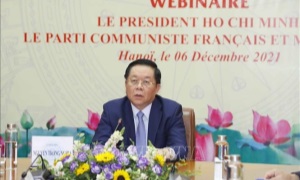 Hội thảo trực tuyến về chủ đề Chủ tịch Hồ Chí Minh với Đảng Cộng sản Pháp và thành phố Mác-xây