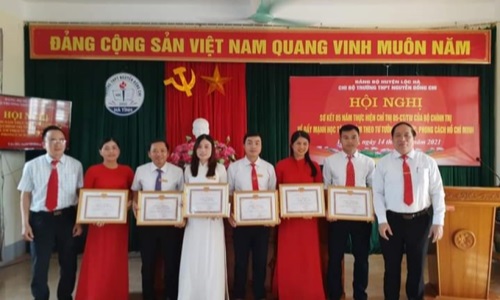 Trường THPT Nguyễn Đổng Chi (Hà Tĩnh) đẩy mạnh học và làm theo Bác