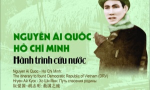 “Nguyễn Ái Quốc - Hồ Chí Minh: Hành trình cứu nước”.