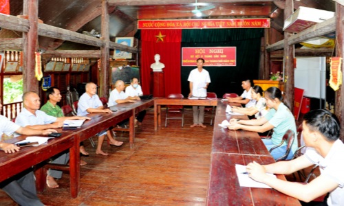Đảng bộ xã Trung Yên học tập, làm theo Bác