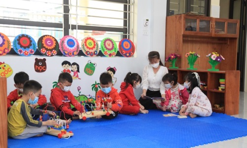 Trường mầm non Vân Xuân học tập và làm theo Bác