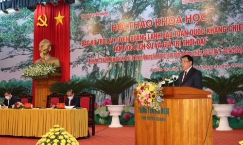Bác Hồ trở lại Tuyên Quang lãnh đạo toàn quốc kháng chiến - Tầm vóc lịch sử và giá trị thời đại
