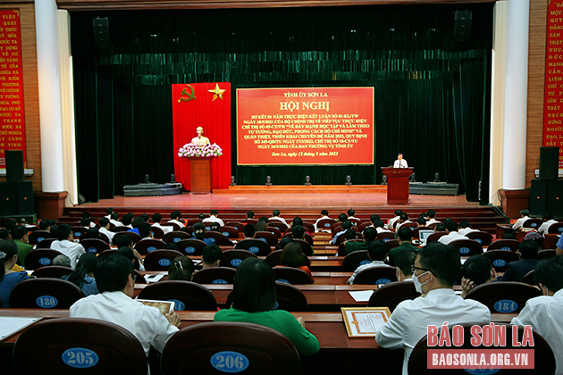 Tỉnh ủy Sơn La: Sơ kết 1 năm thực hiện thực hiện Kết luận số 01-KL/TW của Bộ Chính trị