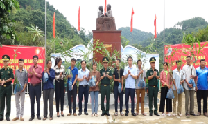Bộ đội Biên phòng tỉnh Lạng Sơn thi đua làm theo lời Bác dạy