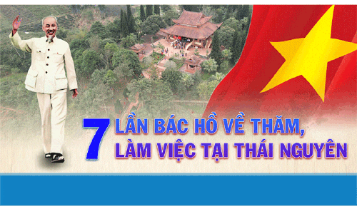 7 lần Bác Hồ về thăm, làm việc tại Thái Nguyên