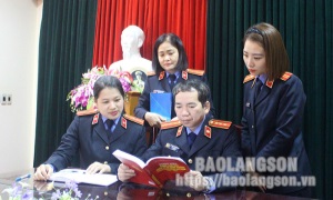 Học và làm theo gương Bác ở Chi bộ Viện Kiểm sát Nhân dân huyện Văn Lãng