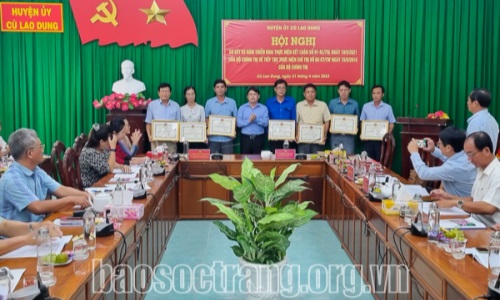 Lan tỏa phong trào học tập và làm theo Bác trên địa bàn huyện Cù Lao Dung