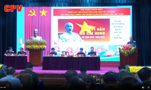 Hội thảo khoa học "Phát huy giá trị di tích Chủ tịch Hồ Chí Minh vào giáo dục chính trị trong Quân đội nhân dân Việt Nam