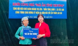 Nhiều công trình, phần việc của hội phụ nữ các cấp chào mừng 65 năm Ngày Bác Hồ thăm Lào Cai