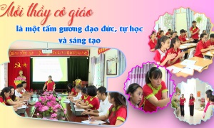 Mỗi thầy cô giáo là một tấm gương đạo đức, tự học và sáng tạo