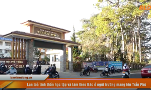 Lâm Đồng: Lan tỏa tinh thần học tập và làm theo Bác ở ngôi trường mang tên Trần Phú