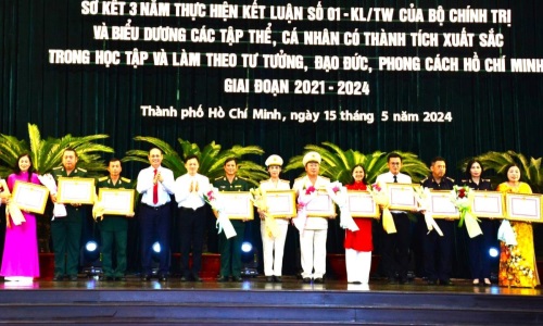 Bộ đội Biên phòng Thành phố Hồ Chí Minh tích cực học và làm theo Bác