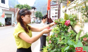 Mô hình "Thị trấn xanh, sạch đẹp, văn minh" ở Thuận Châu