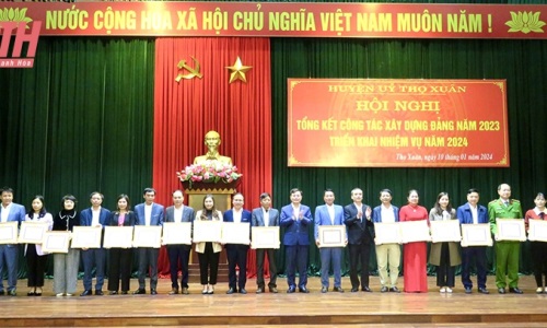 Huyện Thọ Xuân (tỉnh Thanh Hóa) đẩy mạnh thực hiện Kết luận số 01-KL/TW
