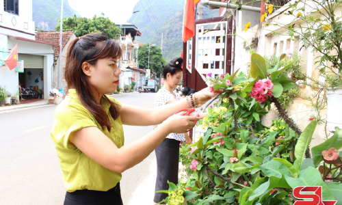 Mô hình thị trấn xanh, sạch đẹp, văn minh
