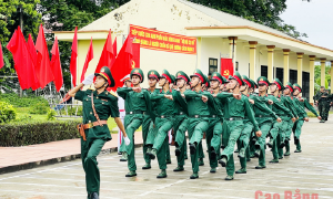Lực lượng vũ trang tỉnh Cao Bằng học và làm theo Bác