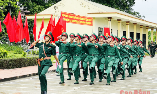 Lực lượng vũ trang tỉnh Cao Bằng học và làm theo Bác
