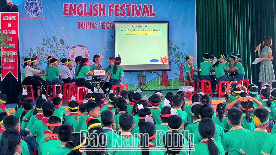 Festival Tiếng Anh tại Trường Tiểu học Hải Phương (Hải Hậu).