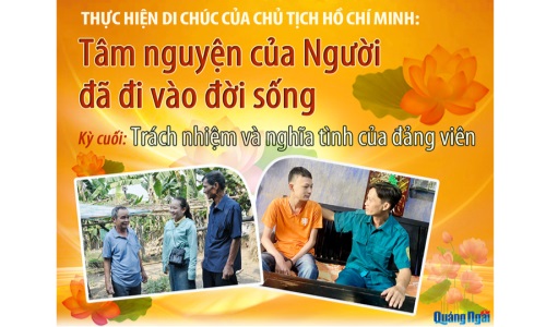 [Emagazine]. Tâm nguyện của Người đã đi vào đời sống (Kỳ cuối)