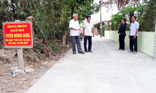 Đảng bộ xã Lương Hòa A: Phát huy tài dân, sức dân - lợi cho dân