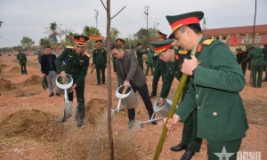 Quân đoàn 12 phát động “Tết trồng cây đời đời nhớ ơn Bác Hồ"