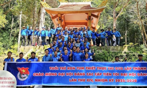 Tuổi trẻ Kon Tum học Bác, rèn ý chí cách mạng