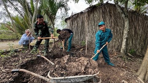 Ban CHQS xã Hưng Mỹ (Cà Mau): Học và thực hành theo gương Bác từ những việc làm cụ thể, thiết thực với nhu cầu của nhân dân
