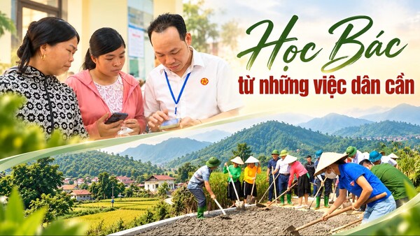 Học Bác từ những việc dân cần