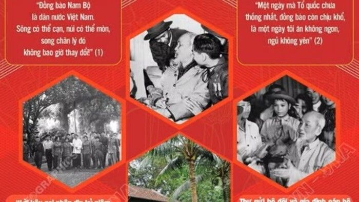 Chủ tịch Hồ Chí Minh: “Miền Nam yêu quý luôn ở trong trái tim tôi”