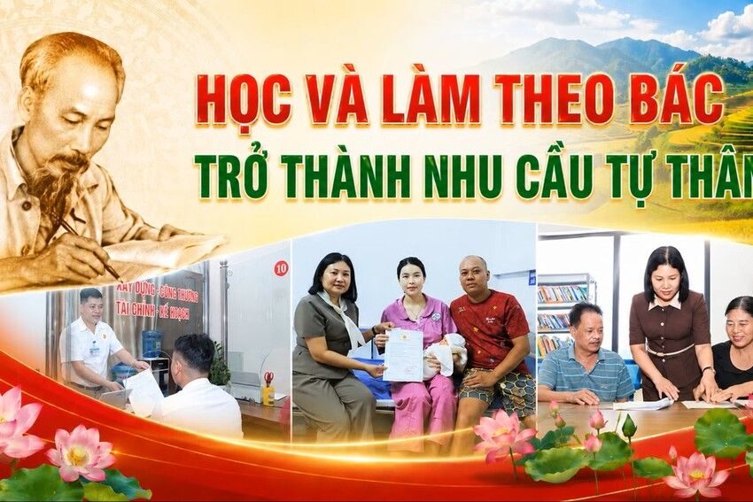Học và làm theo bác trở thành nhu cầu tự thân