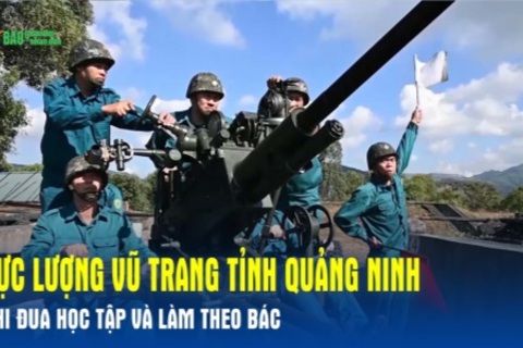 Lực lượng vũ trang tỉnh Quảng Ninh thi đua học tập và làm theo Bác