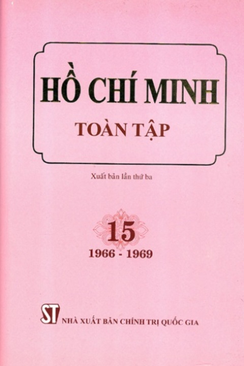 Hồ Chí Minh Toàn tập - Tập 15