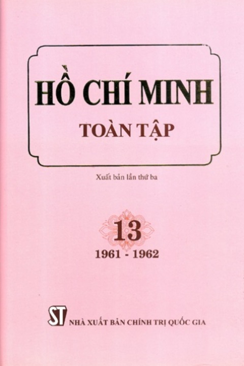 Hồ Chí Minh Toàn tập - Tập 13