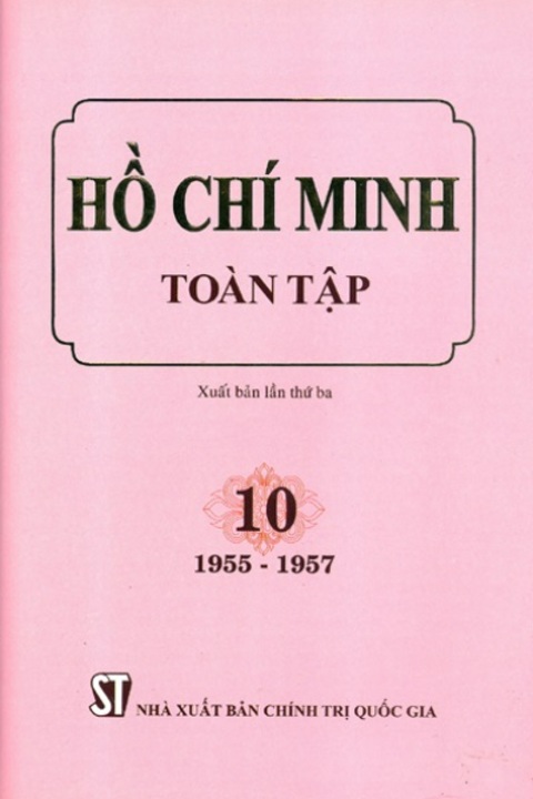 Hồ Chí Minh Toàn tập - Tập 10