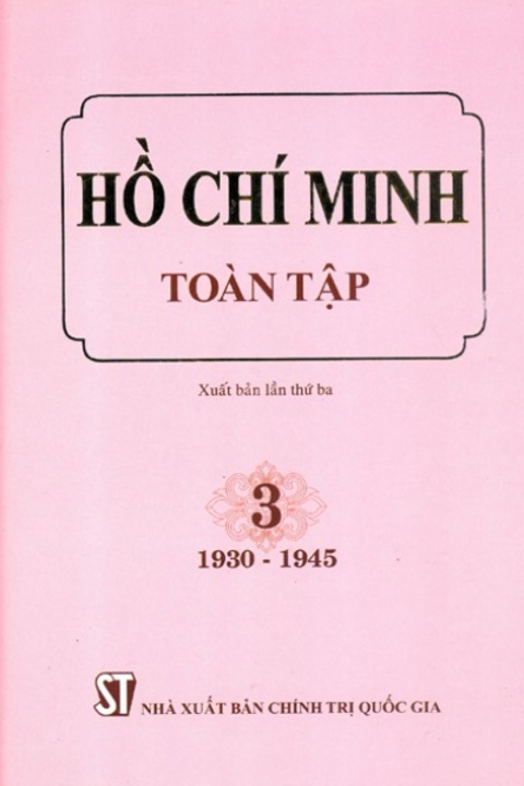 Hồ Chí Minh Toàn tập - Tập 3