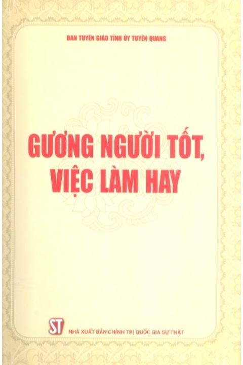 GƯƠNG NGƯỜI TỐT, VIỆC LÀM HAY