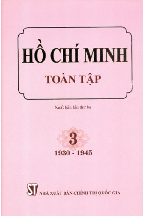 Hồ Chí Minh Toàn tập - Tập 3