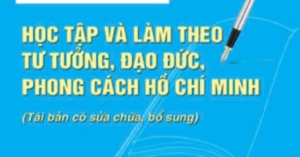 SỔ TAY HỌC TẬP VÀ LÀM THEO TƯ TƯỞNG, ĐẠO ĐỨC, PHONG CÁCH HỒ CHÍ MINH (Tái bản có sửa chữa, bổ sung)
