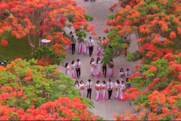 Bác Hồ với học sinh miền Nam